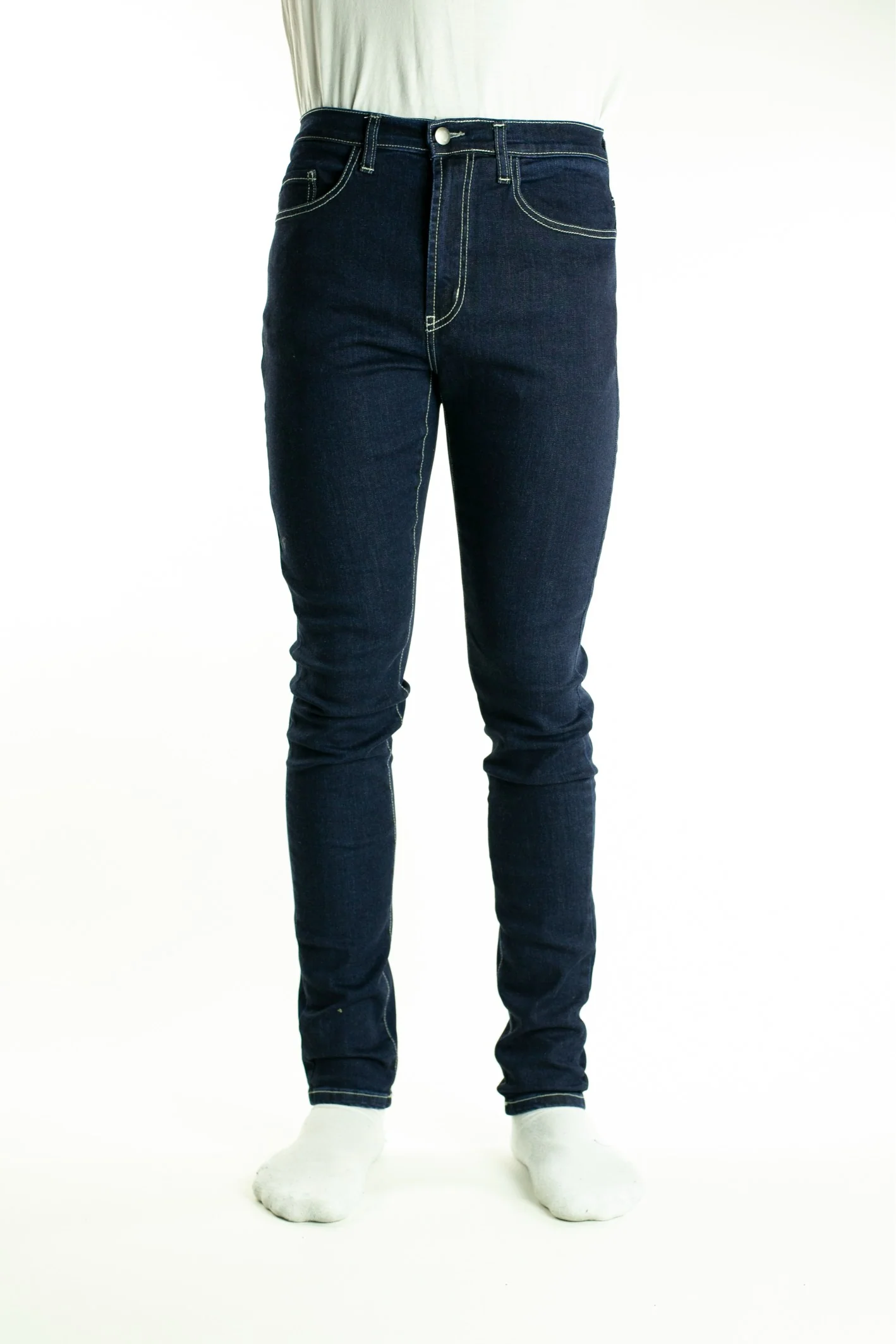 TKD ARCHIE STRETCH SLIM SKINNY LEG COMBO JEANS - BLUE