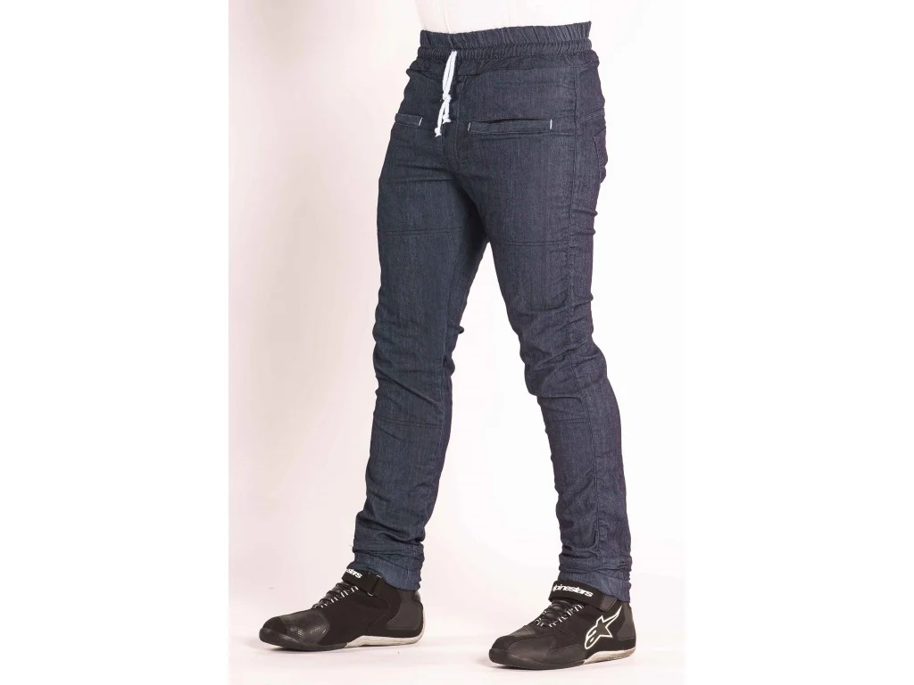 TKD JO-NATHAN STRETCH SUPER SKINNY ELASTIC COMBO JEANS - BLUE - Image 3