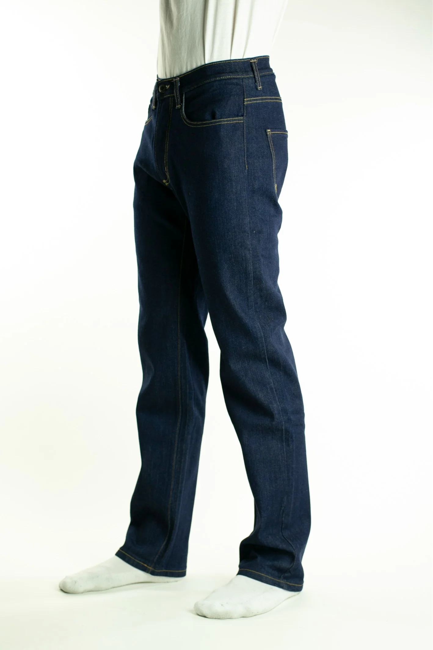 TKD MAX RIGID STRAIGHT LEG JEANS - BLUE - Image 3