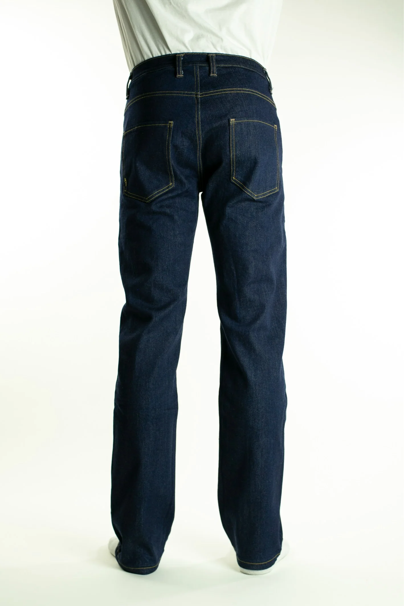 TKD MAX STRAIGHT LEG STOUT JEANS - BLUE - Image 2