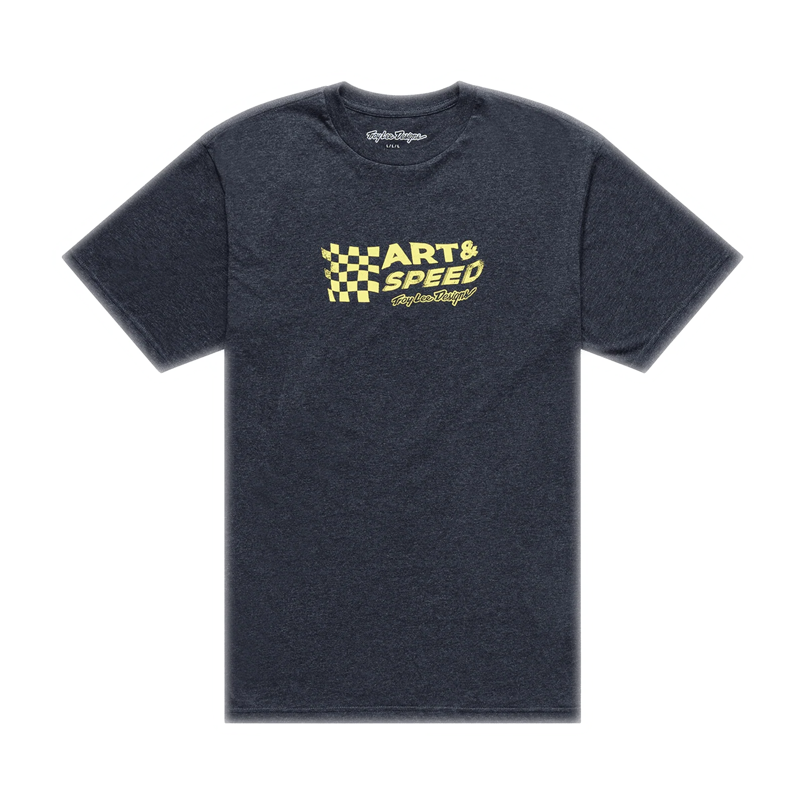 Troy Lee Designs 26.1 Finish Line Short Sleeve Tee - Black Heather