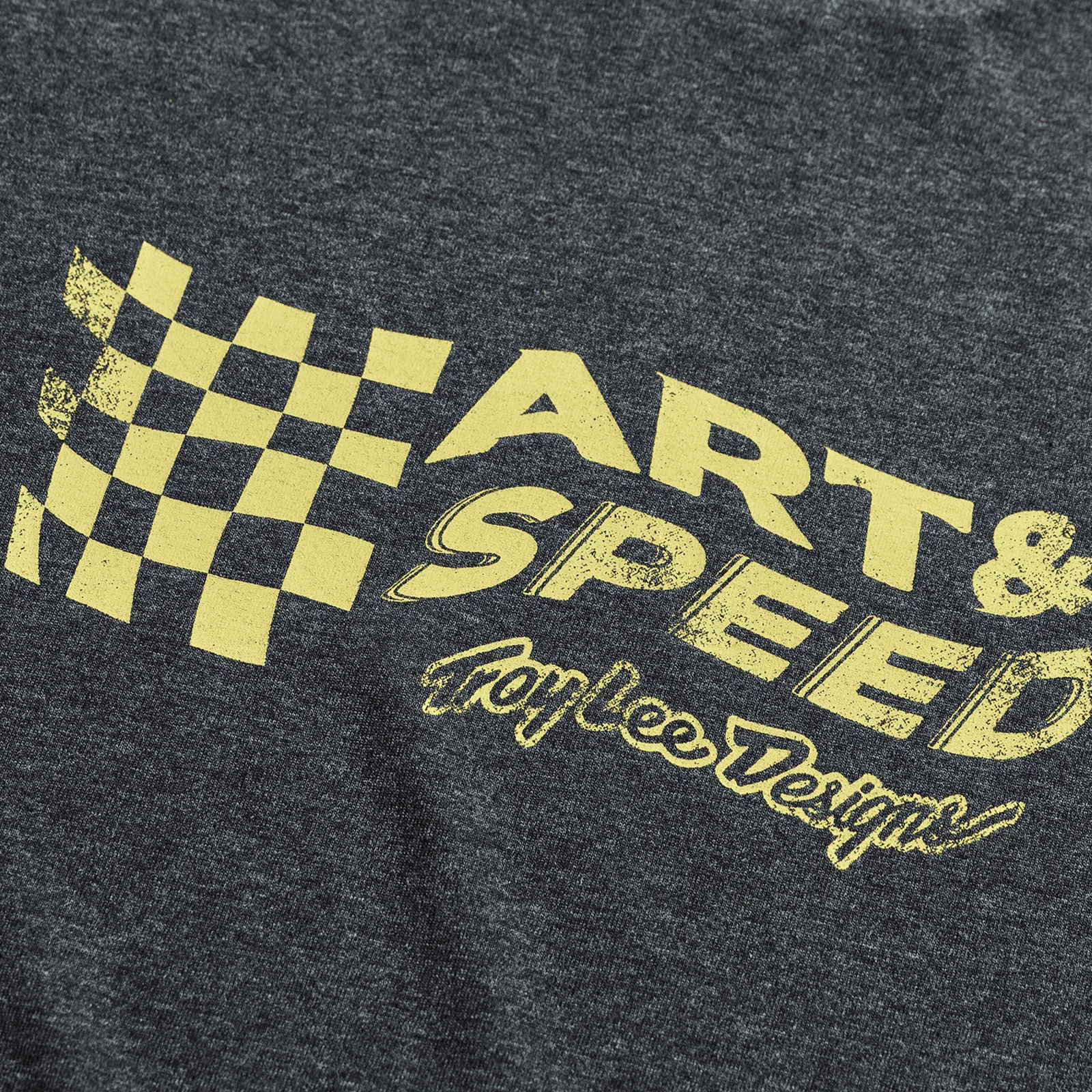 Troy Lee Designs 26.1 Finish Line Short Sleeve Tee - Black Heather - Image 3