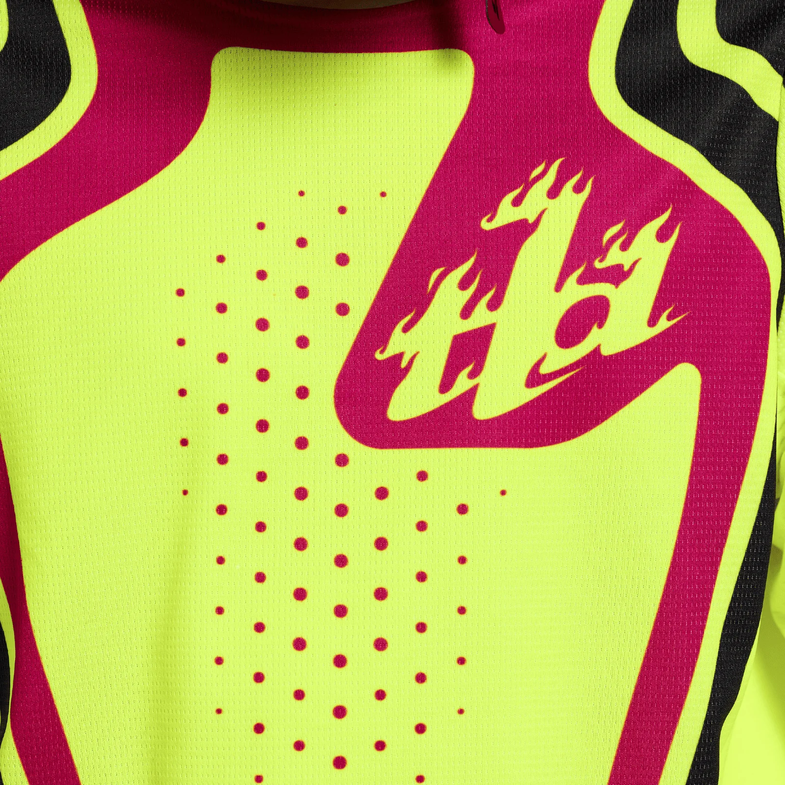 Troy Lee Designs 26.1 GP Pro Youth Jersey - Roller Flo Yellow / Fuchsia - Image 5