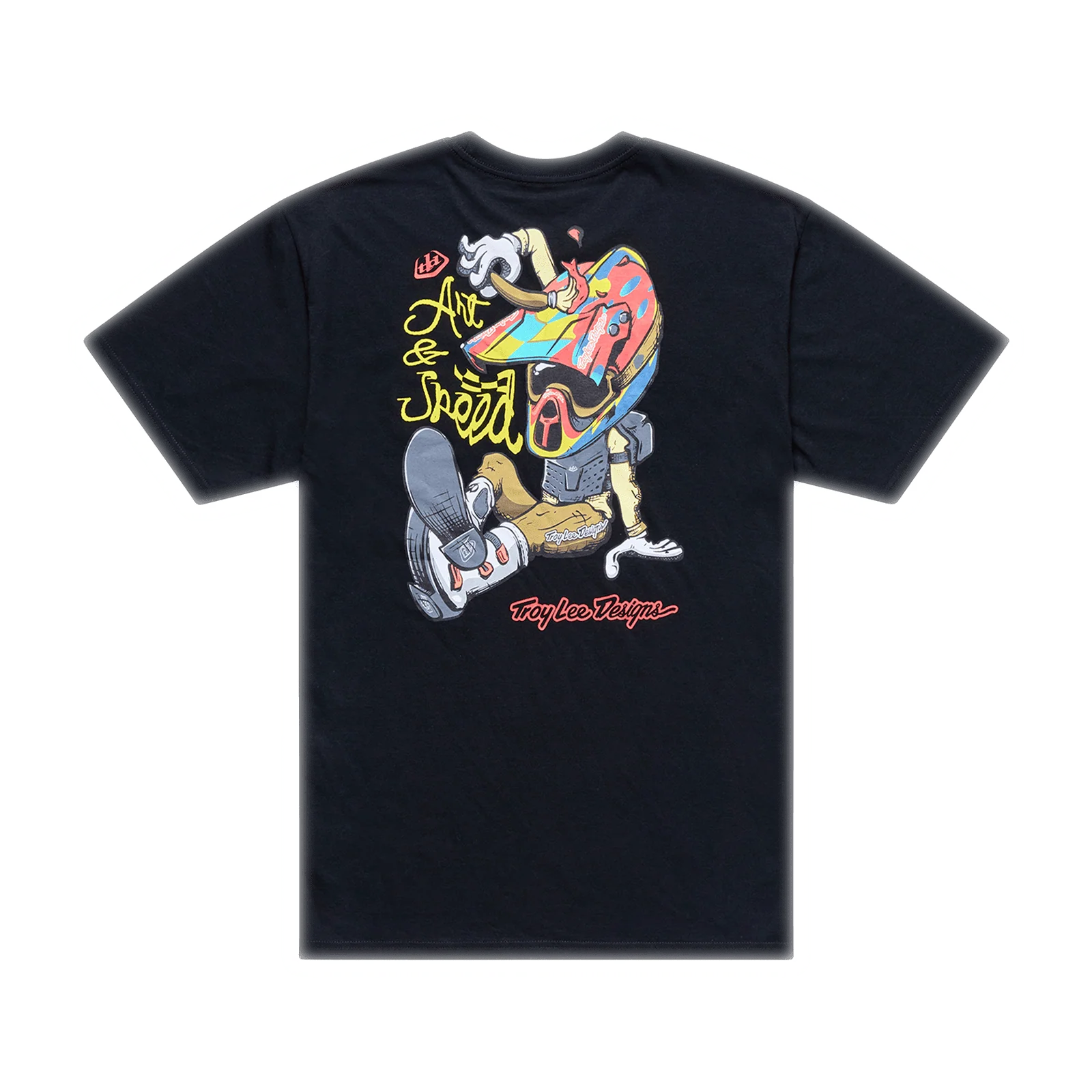 Troy Lee Designs 26.1 Heritage Short Sleeve Tee - Black - Image 2