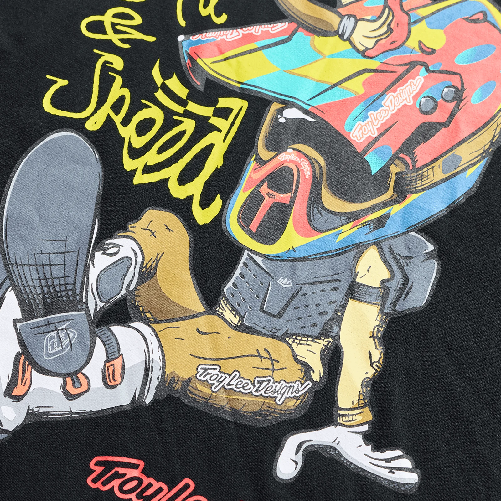 Troy Lee Designs 26.1 Heritage Short Sleeve Tee - Black - Image 6