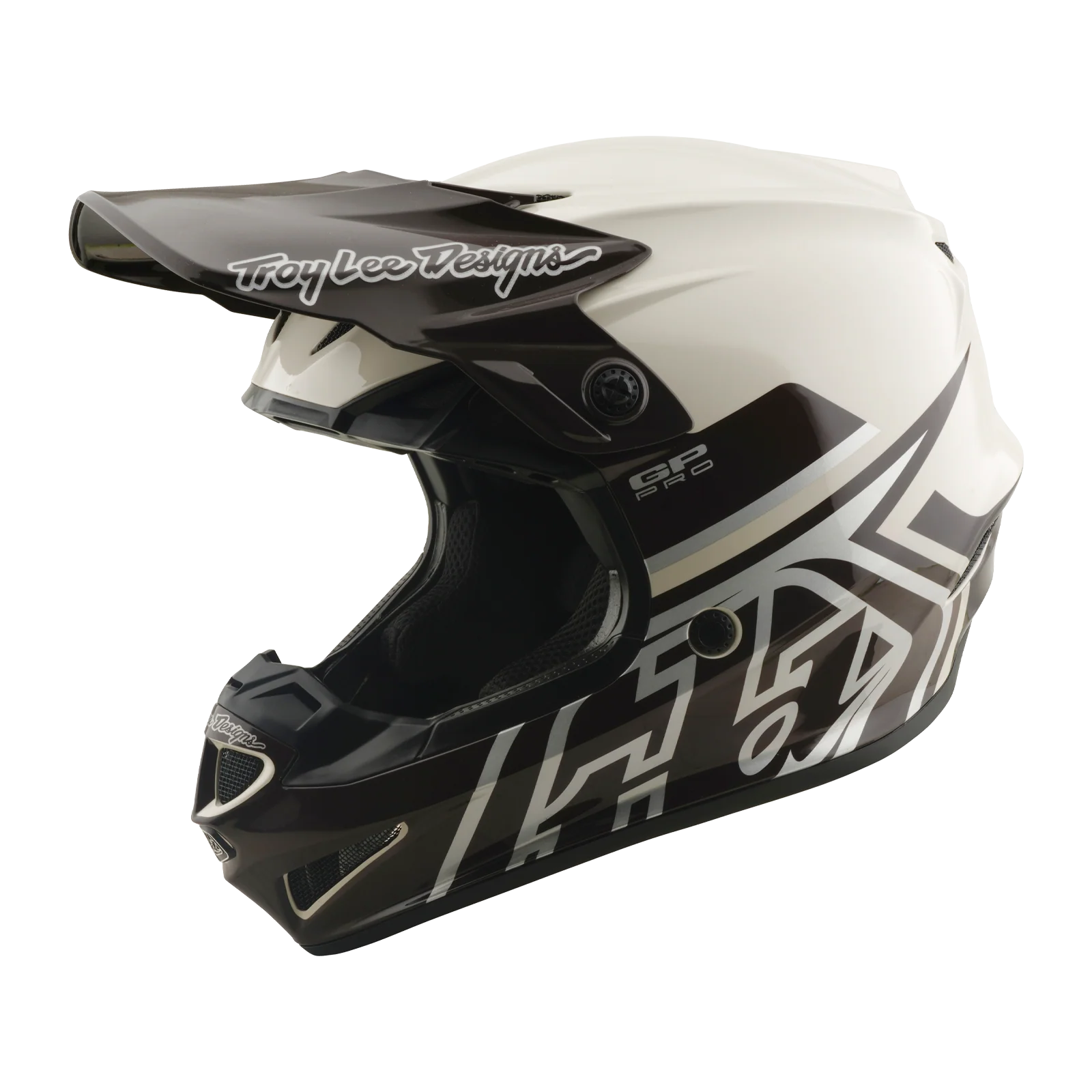 Troy Lee Designs 26.1 SE4 GP Pro MIPS Helmet - Mono Pumice