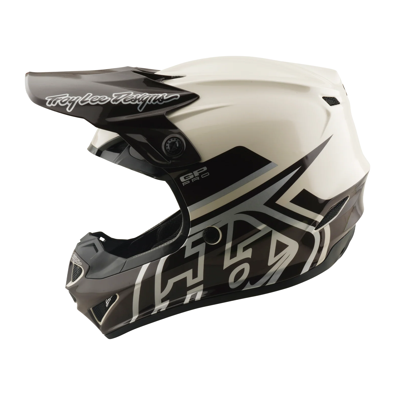 Troy Lee Designs 26.1 SE4 GP Pro MIPS Helmet - Mono Pumice - Image 2