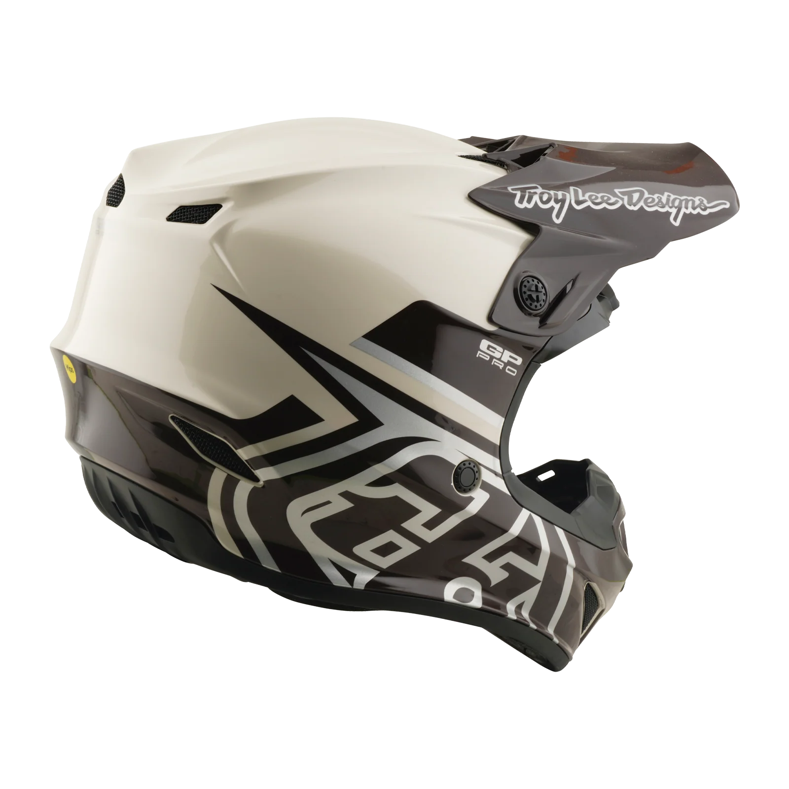 Troy Lee Designs 26.1 SE4 GP Pro MIPS Helmet - Mono Pumice - Image 5