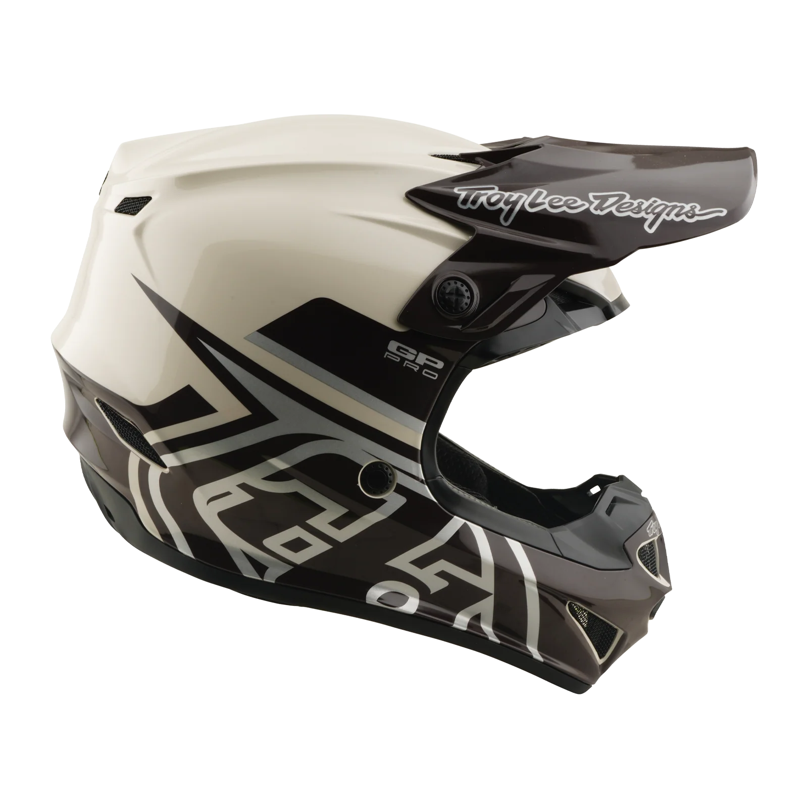 Troy Lee Designs 26.1 SE4 GP Pro MIPS Helmet - Mono Pumice - Image 6