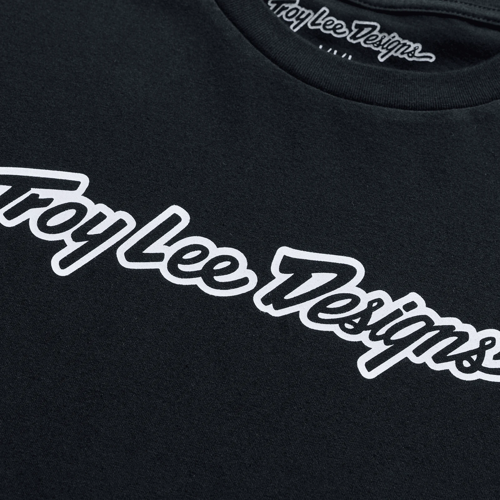 Troy Lee Designs 26.1 Signature Short Sleeve Tee - Black - Image 3