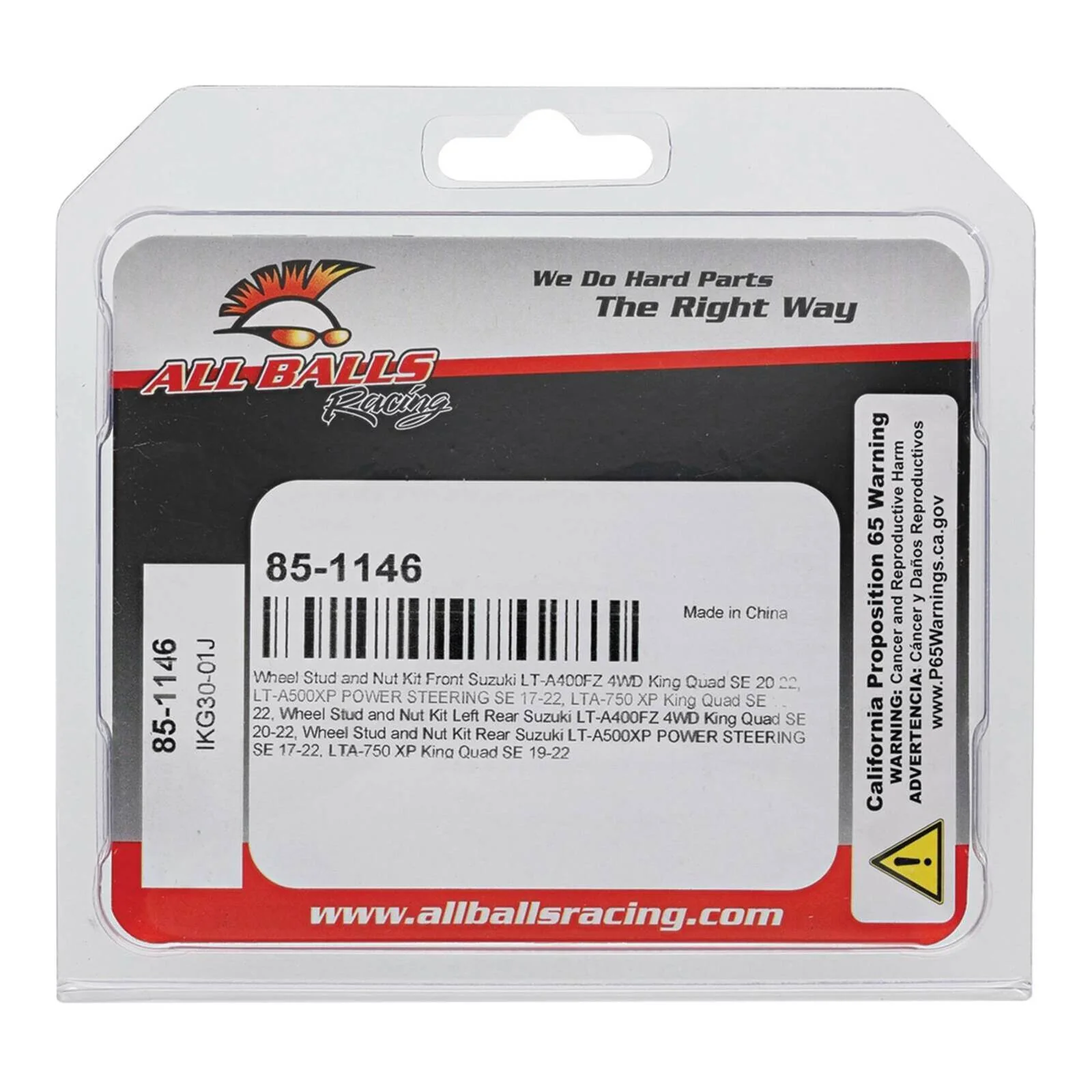 Wheel Stud and Nut Kit 85-1146 - Image 4