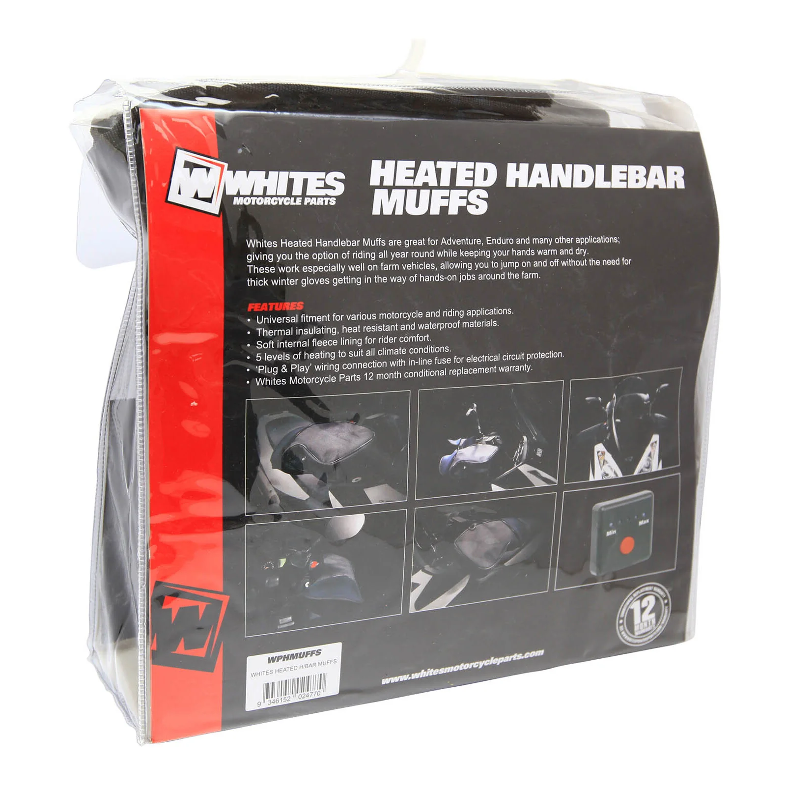 Whites ATV Heated Handlebar Muffs - Image 2
