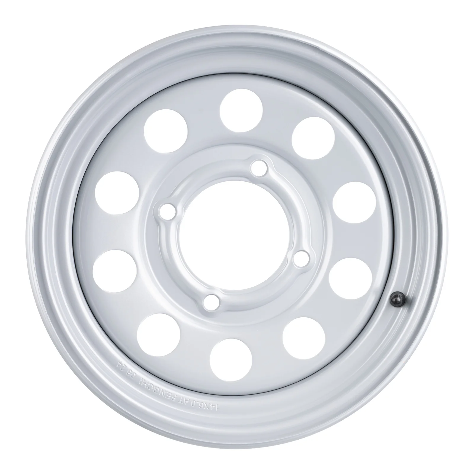 Whites ATV/UTV Steel Rim 14x6 Can-Am Front 4/137 +13 - Silver - Image 2