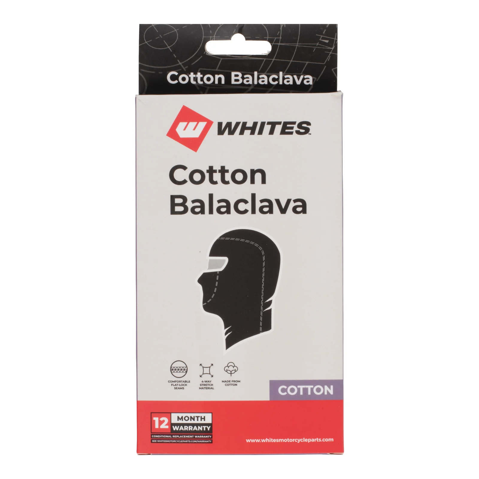Whites Cotton Balaclava - Image 3