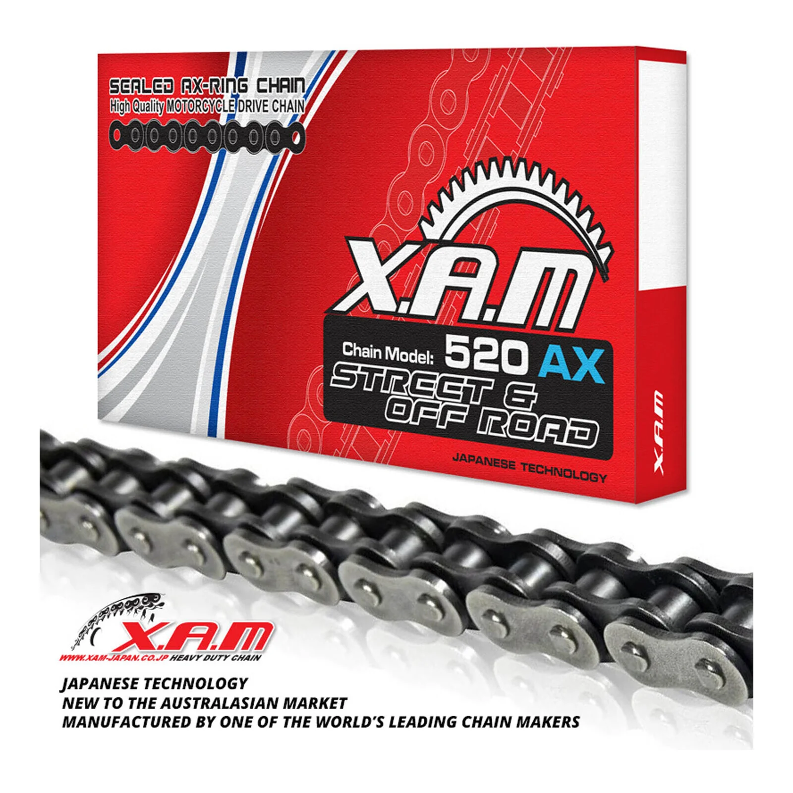 XAM Chain 520AX x 126 X-Ring