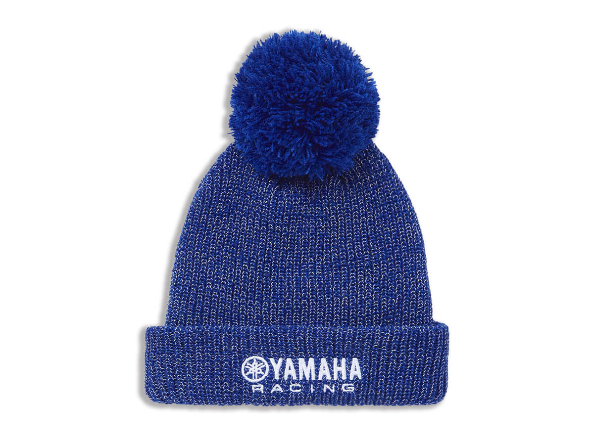 Yamaha Racing Kids Pompom Beanie